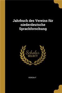 Jahrbuch Des Vereins Für Niederdeutsche Sprachforschung