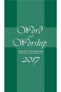 Word and Worship Pocket Calendar 2017