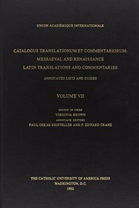 Catalogus Translationum et Commentariorum