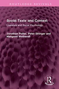 Social Texts and Context