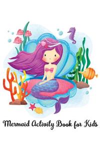 Mermaid Activity Book For Kids