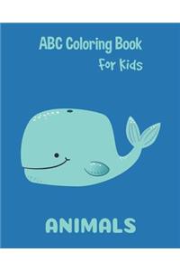 Animals ABC Coloring Book For Kids