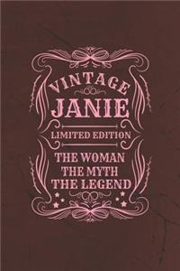 Vintage Janie Limited Edition the Woman the Myth the Legend