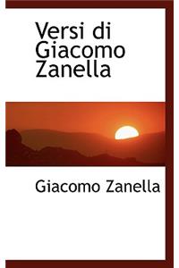 Versi Di Giacomo Zanella