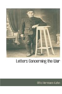 Letters Concerning the War