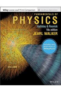 Fundamentals of Physics, Volume 1, 10e Wileyplus (Next Generation) + Loose-Leaf