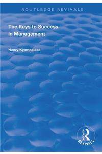 Keys to Success in Management