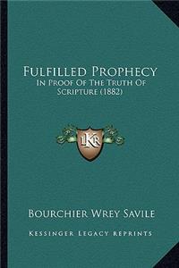 Fulfilled Prophecy