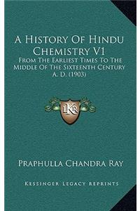 History Of Hindu Chemistry V1
