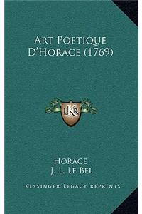 Art Poetique D'Horace (1769)