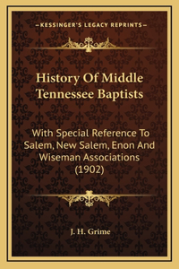 History Of Middle Tennessee Baptists