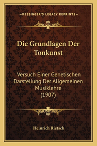 Grundlagen Der Tonkunst