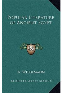 Popular Literature of Ancient Egypt