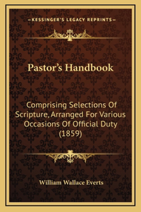 Pastor's Handbook