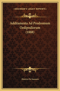 Additamenta Ad Prodromum Oedipodiorum (1888)