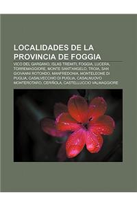 Localidades de La Provincia de Foggia