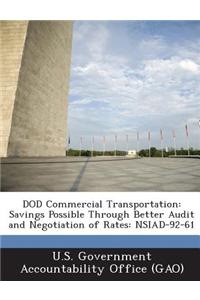 Dod Commercial Transportation