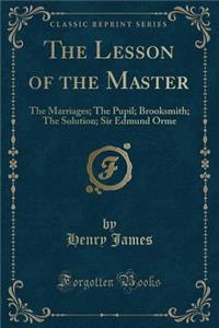 The Lesson of the Master