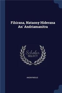 Fihirana, Nataony Hiderana An' Andriamanitra