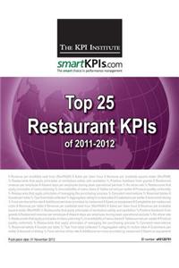 Top 25 Restaurant KPIs of 2011-2012