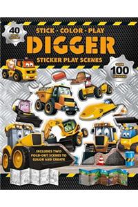 Digger Sticker