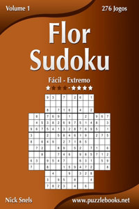 Flor Sudoku - Fácil ao Extremo - Volume 1 - 276 Jogos