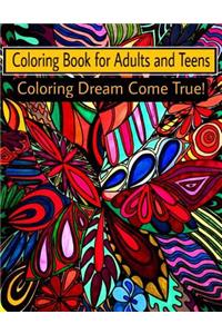 Coloring Book for Adults and Teens