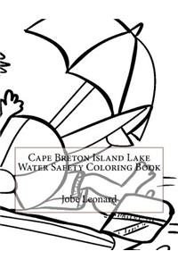 Cape Breton Island Lake Water Safety Coloring Book