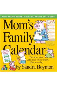 Mom's Family Wall Calendar 2019