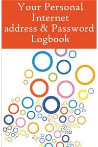 Your Personal Internet address & Password Logbook