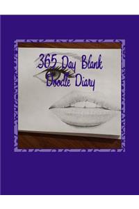 365 Day Blank Doodle Diary: Blank Sketch Book