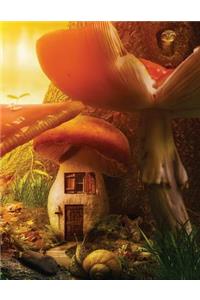 Toadstool Cottage Blank Sketchbook