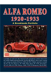 Alfa Romeo 1920-1933 Road Test Portfolio