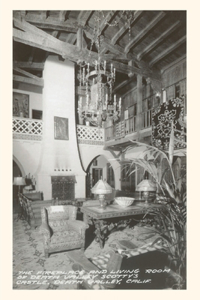 Vintage Journal Interior, Scotty's Castle, Death Valley