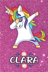 Clara - Dabbing Unicorn Notebook