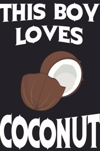 This Boy Loves Coconut Notebook