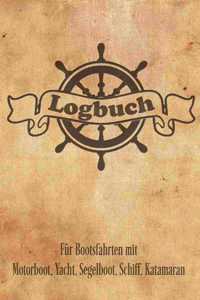 Logbuch für Bootsfahrten mit Motorboot, Yacht, Segelboot, Schiff, Katamaran