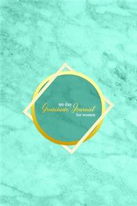 90 Day Gratitude Journal For women
