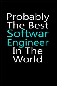 Probably the best softwar engineer in the world notebook gifts