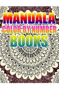 Mandala Color by Number Books