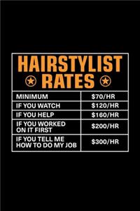 Hairstylist Rates