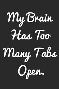 My brain has too many tabs open
