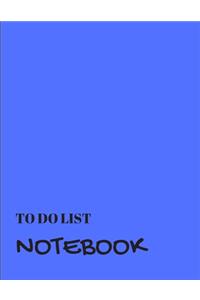 To Do List Notebook