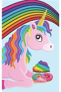 Rainbow Cupcake Donut Unicorn Power Journal