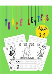 Trace Letters ages 3-5