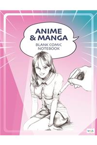 Anime Manga Blank Comic Notebook