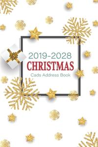2019-2028 Christmas Cards Address Book