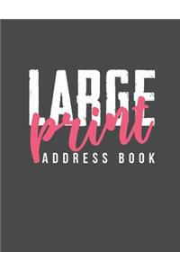 Large Print Address Book