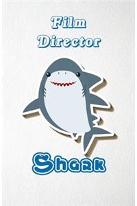 Film Director Shark A5 Lined Notebook 110 Pages