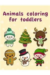 Animals coloring for toddlers